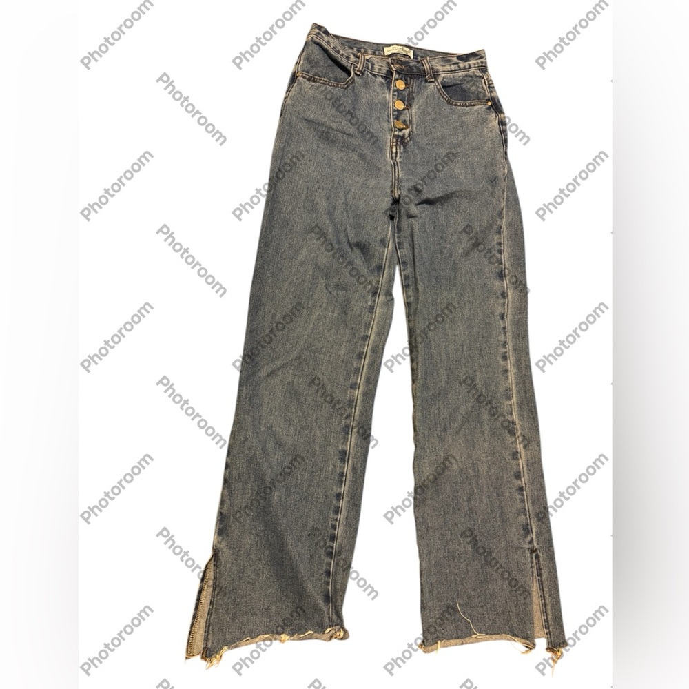 Wide with side splits Redial jeans sizes